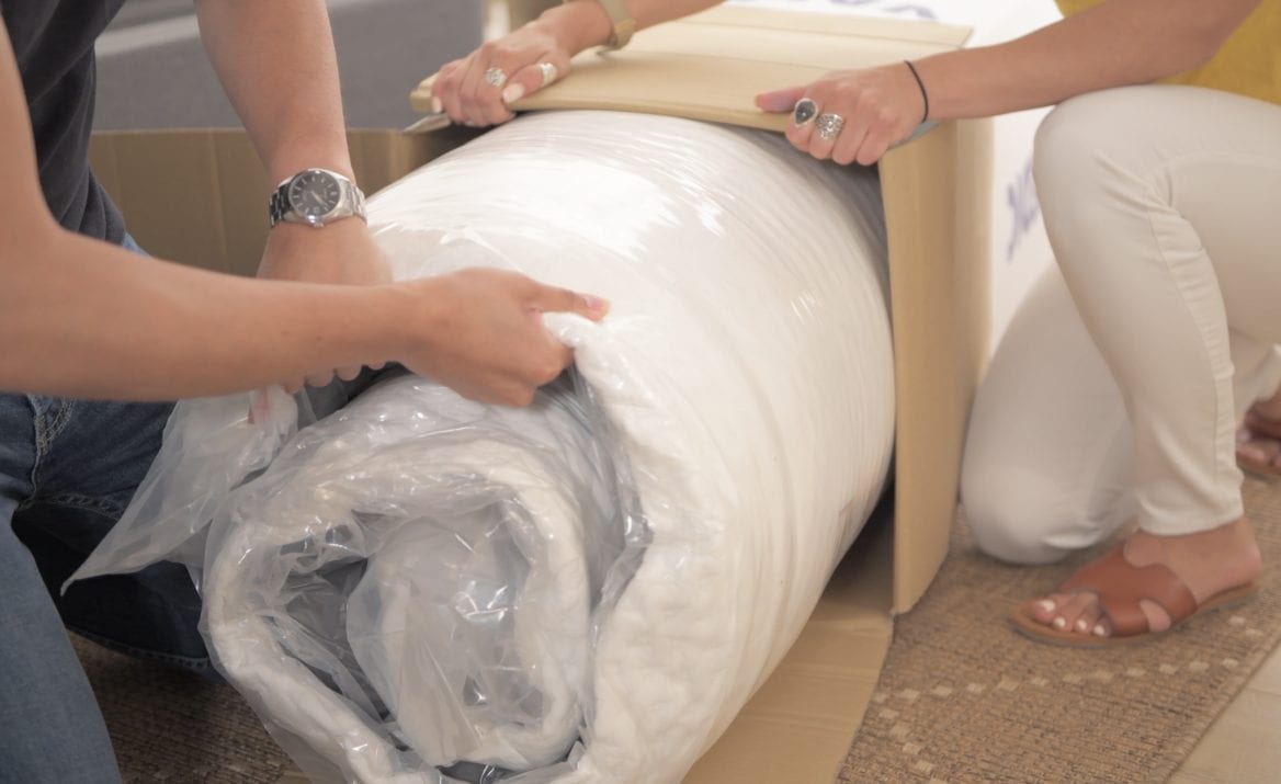 roll mattress in a box