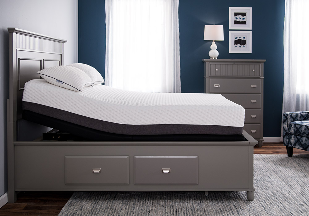 adjustable queen bed with mattress bobs furniture