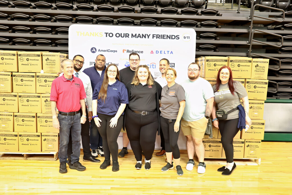 Bob's store employees from the Detroit area participated in the 2024 9/11 Meal Pack Day.